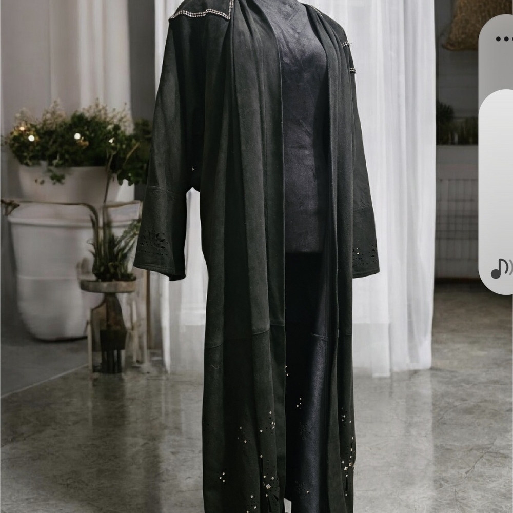 Women's Suede Leather Jacket/Cape